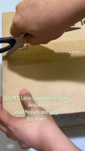 Glomed Latex Examination Gloves 100pcs and Other Brand Gloves