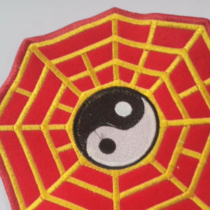 Emblem Patch Bordiran Logo Yinyang Backpat Tempelan Jahit