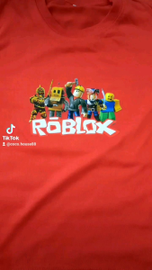 Kaos anak-anak motif robot roblox roblok cowok buat usia 2-10 tahun