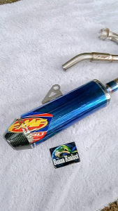 Knalpot FMF F4 CRF KLX Dtracker WR Tiger Scorpio Trail Viar Cross 150 Full Sistem Stainless