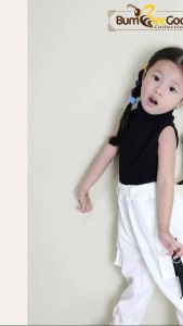 BumBeeGoo - TankTop Anak Turtle Neck Rib Premium / Atasan Anak Korean Fashion