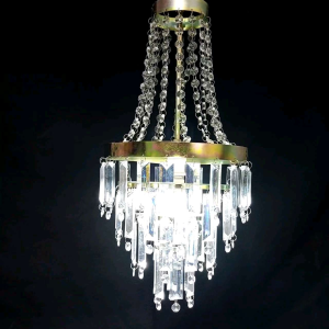 Lampu Hias Gantung Chandelier Akrilik Lampu Hias Gantung Plafond Langit Langit Dekorasi Ruangan Tenda Pelaminan