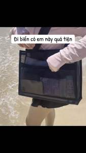 Túi Lưới đựng đồ cá nhân túi lưới đi biển mùa hè tiện dụng