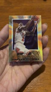 MICHAEL JORDAN 🏀  ชิคาโก้ บูลส์ 🏀 การ์ดสะสมบาสเก็ตบอล NBA 🏀 Skybox EX2000 CARD 🇺🇸 Chicago Bulls 🏀 Film ตำนาน เอ็นบีเอ 🏀 MVP Hall of Fame 🏀 ไมเคิล จอร์แดน 🏀 สวย NM