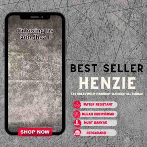 ZELLINE.CO - Handbag \"HENZIE\" 3 in one - Clutch Bag Pria - Sling Bag Pria - Tas Multifungsi