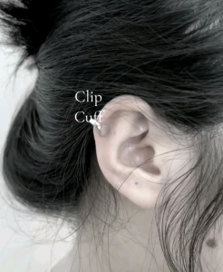 Clip cuff / ear cuff - silver /ที่หนีบหู / เงินแท้ /ต่างหูหนีบ / coolife.co