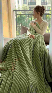 Cozy Flannel Fleece Blanket  Soft | Lightweight | Warm | Perfect for Sofa & Bedding