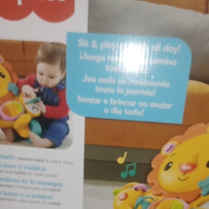 FISHER PRICE PEJALAN KAKI BAYI MUZIK SINGA HJG60 MUSICAL LION WALKER INFANT HJG60