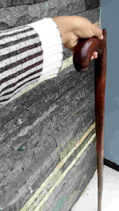 Tongkat Jalan Kayu Galih Asem Model Habib