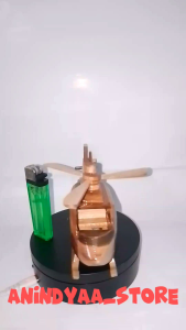 Miniatur Kayu Helikopter: Souvenir Hiasan Antik Murah