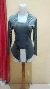 kebaya beludru jawa kuthu baru polos terpopuler mewah terlaris