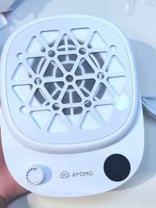 【AMDMG】Portable USB Rechargeable Dust Collector Manicure Silent High Suction Vacuum and Free Filter Sheets