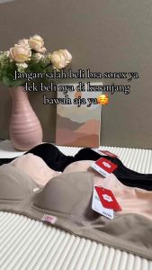 BH SOREX 01001 / 01005 TANPA KAWAT DAN BERBUSA TIPIS KAIT 2 CUP BESAR DAN CUP SEDANG