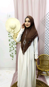 Jolimo Collection || Khimar Syari Ceruty babydoll / jilbab Syari Maira Swarosky / hijab Syari / kerudung