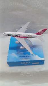 Airbus380 Eva Air Hello Kitty Airplane Diecast Aircraft Model Collection