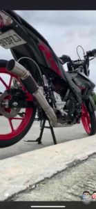 R150 Carb Raider Fi Full Set Daeng exhaust GP warrior 51MM