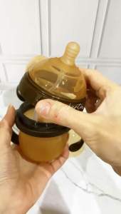 Botol Susu Full Silikon 240ml dan 150ml Warna Nano bpa free