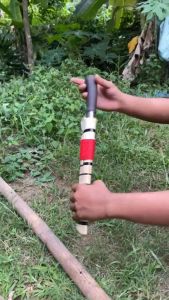 Golok Tebas Bambu Baja Asli Super Tajam