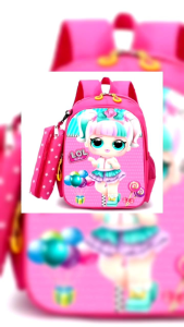 Tas LOL Tas Ransel Sekolah Anak Perempuan TK SD Tas Anak Karakter Tas Anak
