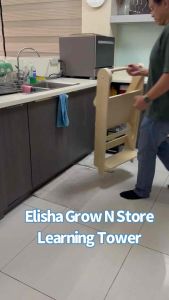 Educrateph Elisha: A Foldable & Adjustable Learning Tower for Kids