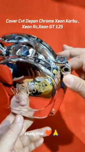 COVER TUTUP KIRI CVT DEPAN DUCT AIR XEON 125 KARBU RC GT 44D-E5471-00 CHROME