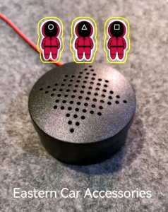 SQUID GAME Car Reverse Sound Parking Speaker 12-24V Reverse Warning Alarm Audio JDM Music