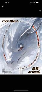 P.R IND White Dragon Limited Racquet（Purui/PR)  狂徒小白龙贺岁款限定羽毛球拍礼盒装进攻型碳纤维专业盒式框