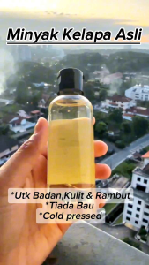 SMD Natural Virgin Coconut Oil 100ml - Anti-Aging Moisturizing & Hydrating Hair & Skin Care Oil with Flip Cap