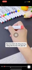 Hộp 24 Bút Màu Acrylic Marker Vẽ Trên Mọi Chất Liệu Có Thể Vẽ Chồng Màu - Màu Sắc Tươi Sáng Cao Cấp