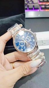 ĐỒNG HỒ NAM CHÍNH HÃNG Citizen AP1050-81L Eco-Drive Moon Phase Blue Dial Sapphire Silver Stainless Steel For Men