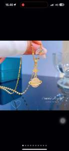 kalung titanium asli wanita model bintang planet jupiter T034