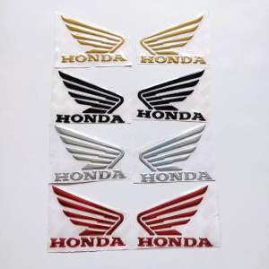 Cặp tem dẻo 3D Honda cánh chim trang trí xe máy ô tô nón bảo hiểm laptop