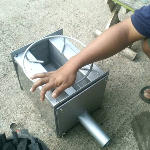 เตาภ่านที่ผลิตถ่านได้เอง