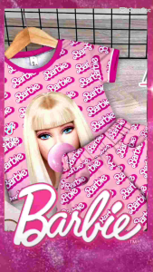 VEW SETELAN ANAK BARBIE PEREMPUAN FULL PRINTING IMPORT ALOHA KAI