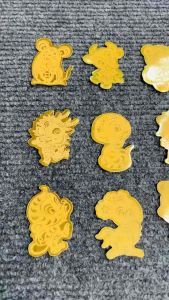 MIẾNG DÁN 12 CON GIÁP MAY MẮN CHIÊU TÀI LỘC MẠ VÀNG