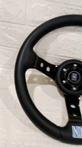 Stir racing mobil universal 14 inch hitam