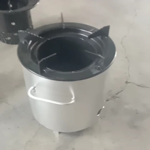 เตาชีวมวล รุ่น TS ควันน้อย ใช้ประกอบอาหาร นึ่ง ต้ม หุง ขนาด 26x26x28