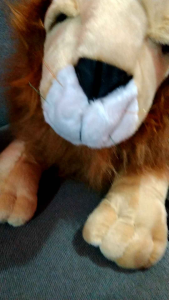 Boneka Singa Macan Tutul Loreng Harimau Jumbo Besar 1 Meter Binatang Karakter Lion Tiger Doll Mainan