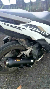 New! Knalpot Moncong Shijiro Gaok77 racing Vario125/150 Beat Scoopy Genio mio Nmax Aerox pcx Lexi
