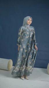 FANEEZA DRESS || GAMIS KONDANGAN MEWAH MOTIF TERBARU NADHEERA LUXURY