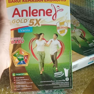 Anlene Gold 5X Susu Bubuk Dewasa Vanila 170gr -TulangSendiDan Otot Exp 05 Desember 2024- 27 januari 2025