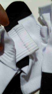 3 Pasang Kaos Kaki Sekolah Hitam Putih Pendek Anak SD SMP SMA