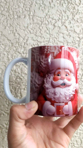 Christmas Giveaway Coffee Mug 3D Effect Sublimation Print With Free Box