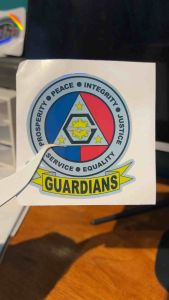 IQS 0023 Emblem Logo Sticker Reflectorized Water proof for CAR