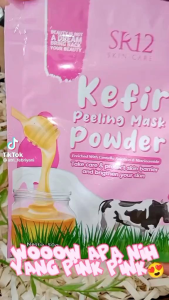 Masker Kefir bubuk - Peeling Mask powder SR12 - Masker Anti aging bikin kulit kenyal dan glowing