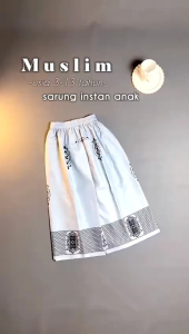 Sarung Instan Anak Usia 1-11 Tahun: Sarung Tidur Bahan Lembut & Desain Unik