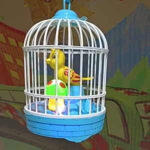 PROMO (COD) FU1138 MAINAN ANAK BURUNG BERKICAU VOICE CONTROL BIRDCAGE FU 1138
