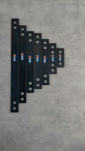 Breket Knalpot Besi Tebal Ukuran Lubang 10mm Model Lurus Panjang Universal Motor