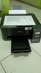 Mesin Printer epson l3210 print scan copy second hasil nozzle full