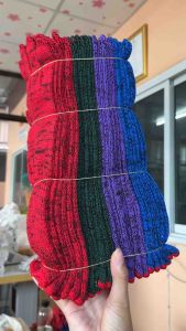 ถุงมือผ้าไนล่อนครึ่งแขน ( ยกโหล / 12 คู่ ) ถุงมือเการเกษตร ถุงมือผ้าเอนกประสงค์